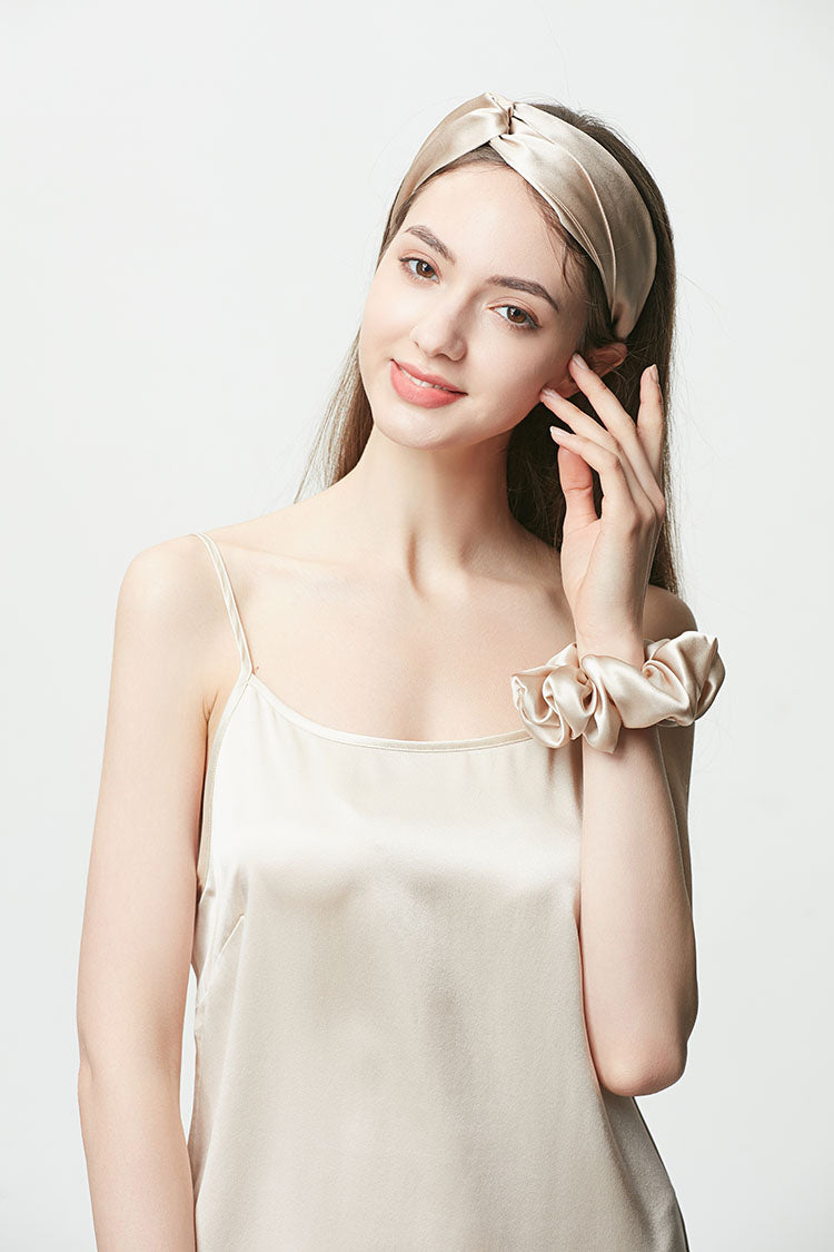 6CM 22Momme Pure Silk Hair Scrunchie