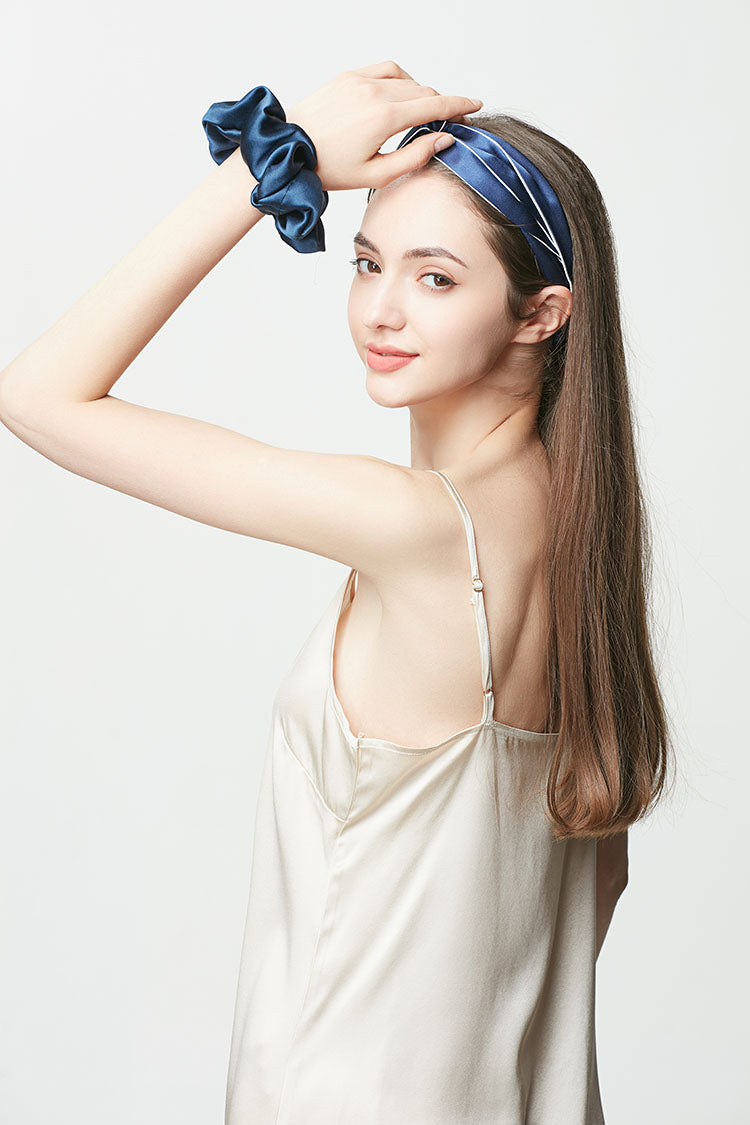 6CM 22Momme Pure Silk Hair Scrunchie