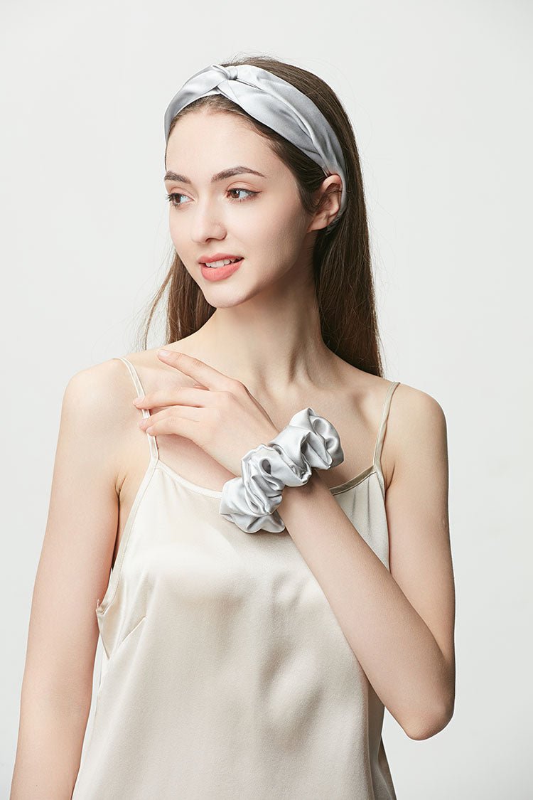 6CM 22Momme Pure Silk Hair Scrunchie