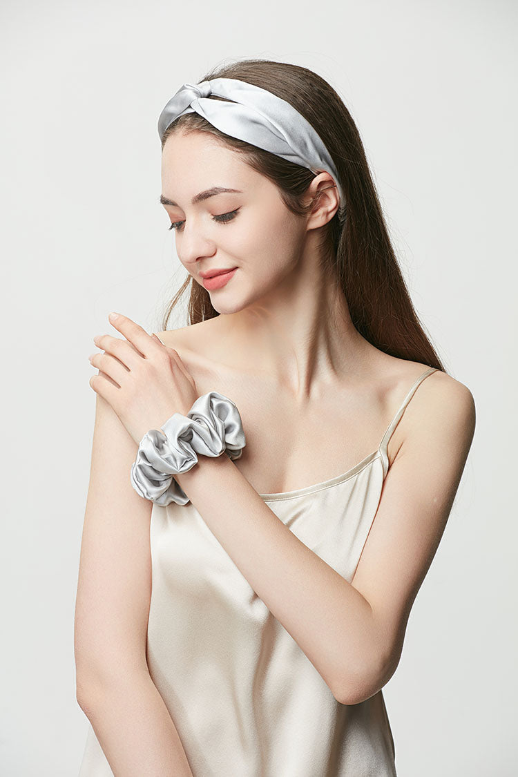 6CM 22Momme Pure Silk Hair Scrunchie
