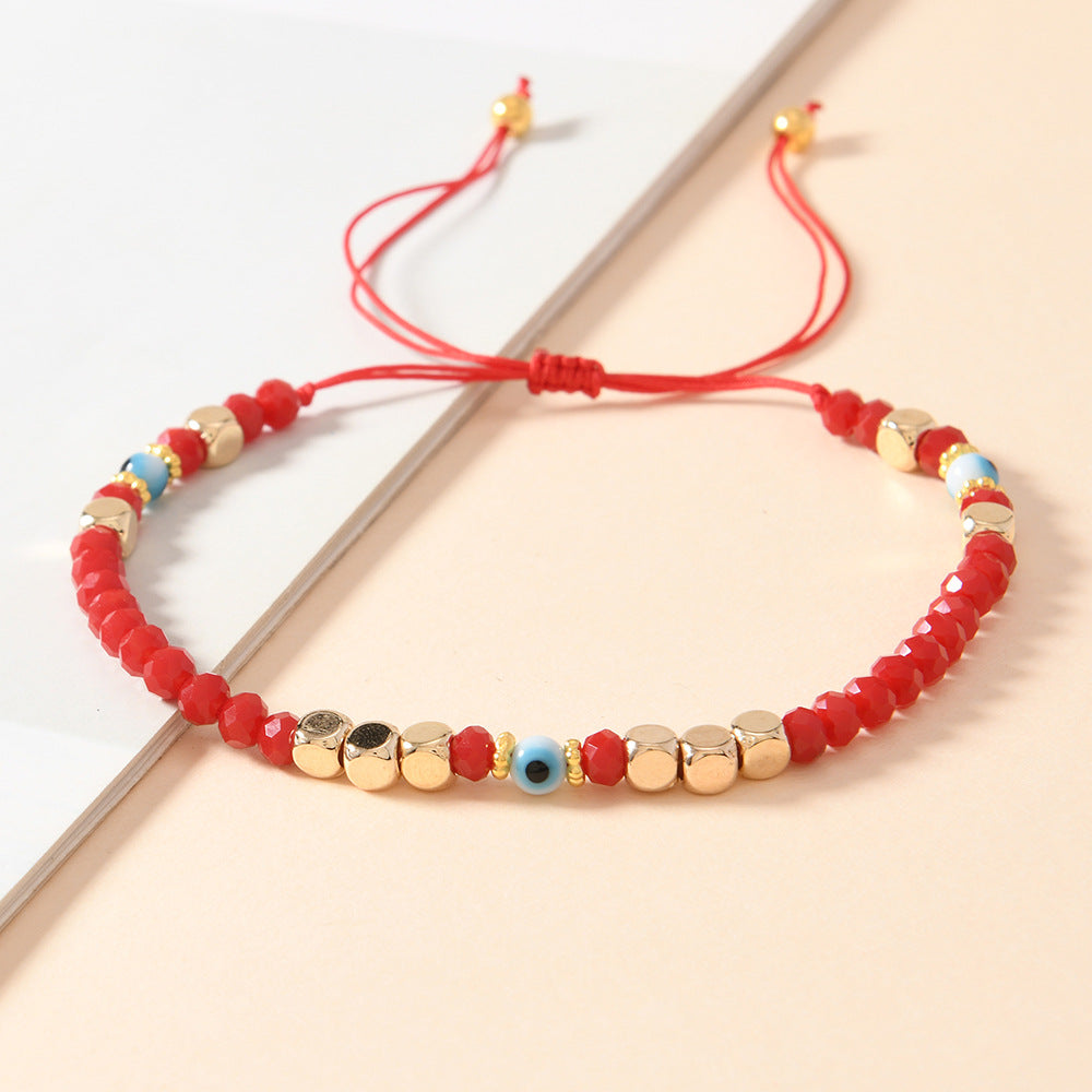 【35】Evil Eye Red String of Fate Bracelet