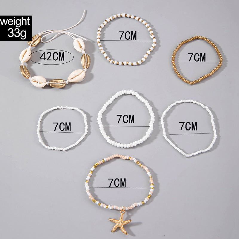 Oceanic Treasure Anklet Set