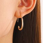 Hollow Tear Hoop Earrings