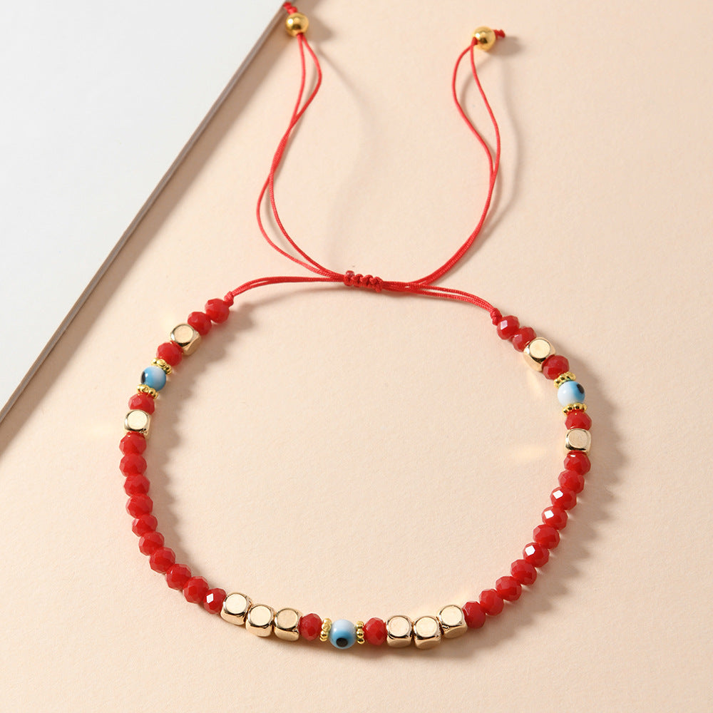【35】Evil Eye Red String of Fate Bracelet