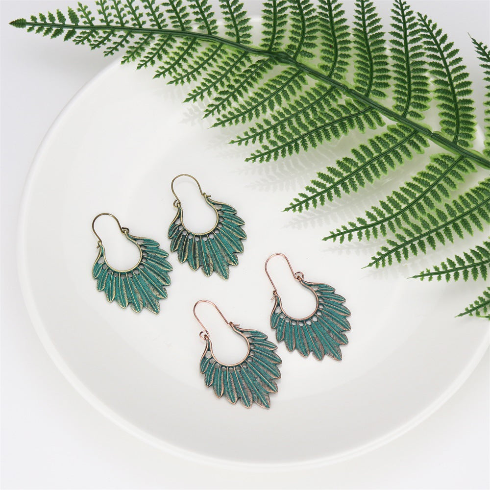 Vintage Feathered Elegance Earrings