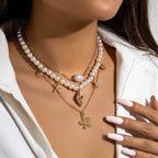 【19】Summer Beach Layered Necklace Set