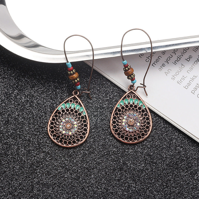 Vintage Boho Teardrop Earrings