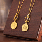 Vintage Gold Pendant Necklace
