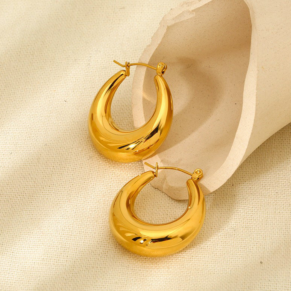 CurvyGoldie Hoops Earrings