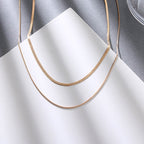 Golden Minimalist Layered Necklace