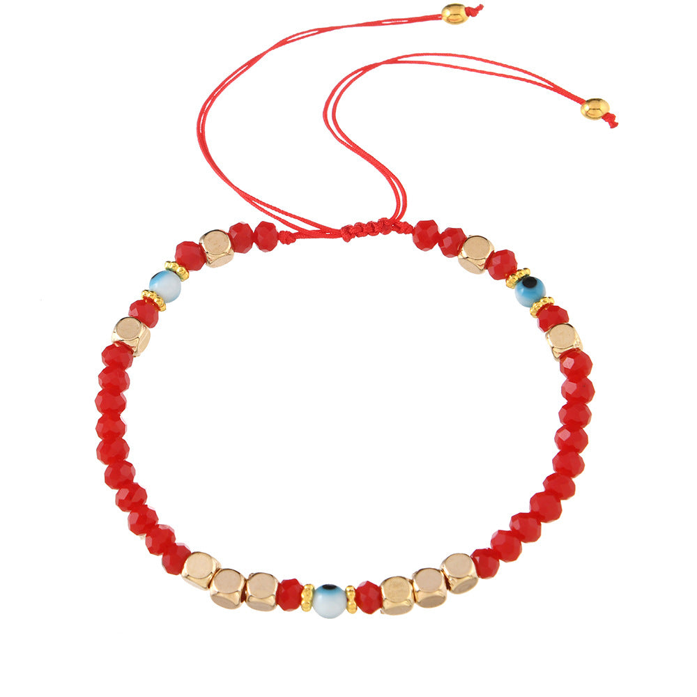【35】Evil Eye Red String of Fate Bracelet
