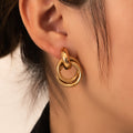 Twist Hoop Earrings