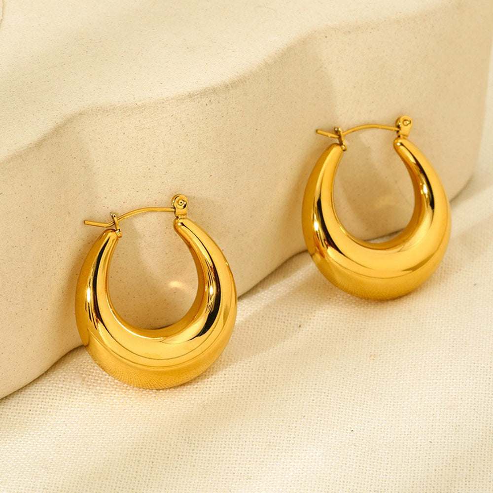 CurvyGoldie Hoops Earrings