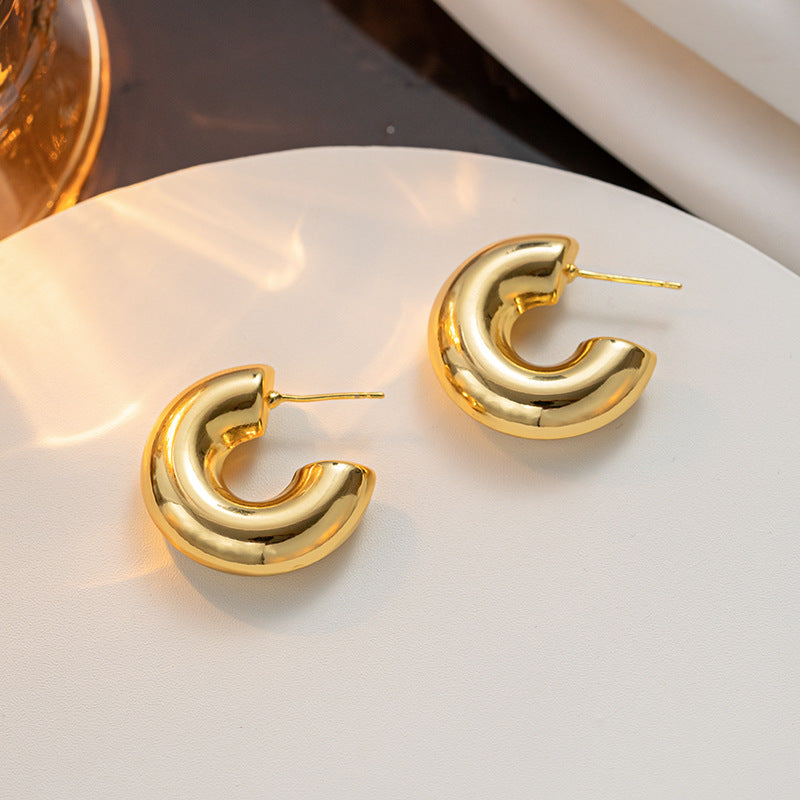 C - Halo Hoop Earring