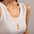 Vintage Gold Pendant Necklace