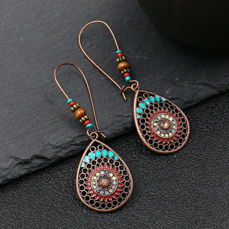 Vintage Boho Teardrop Earrings