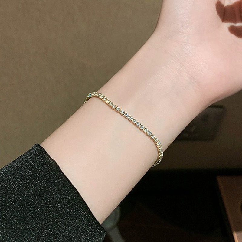 【44】Cubic Zirconia Tennis Bracelet
