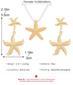 Boho Starfish Pendant Necklace