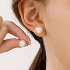 【8】24 Pcs Pearl Stud Earrings Set