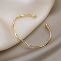 Twist Elegance Cuff Bracelet