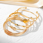 Gilded Twist Bracelet Set