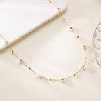 Floral Delicate Gold Necklace