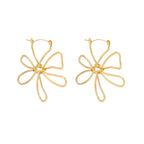 【13】Stylish Flower Hoops Earrings