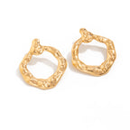 Gilded Groove Earrings