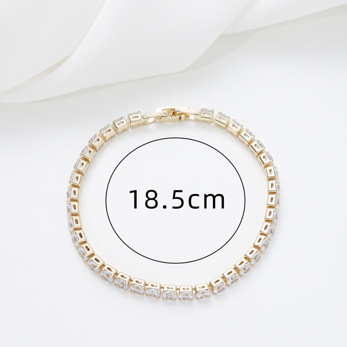 【44】Cubic Zirconia Tennis Bracelet