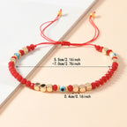 Evil Eye Red String of Fate Bracelet