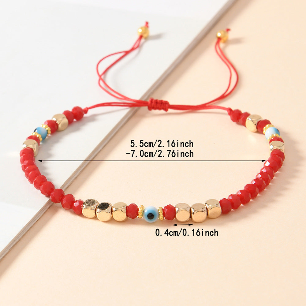 【35】Evil Eye Red String of Fate Bracelet