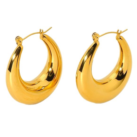 CurvyGoldie Hoops Earrings