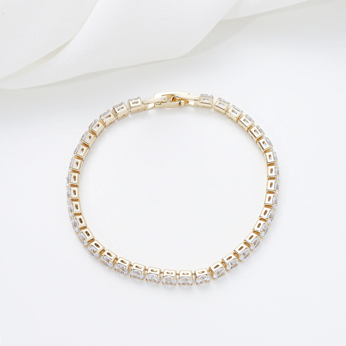 【44】Cubic Zirconia Tennis Bracelet