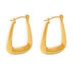 U Design Hoop Earrings