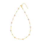Floral Delicate Gold Necklace