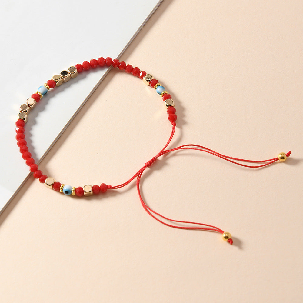 【35】Evil Eye Red String of Fate Bracelet
