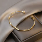 Twist Elegance Cuff Bracelet
