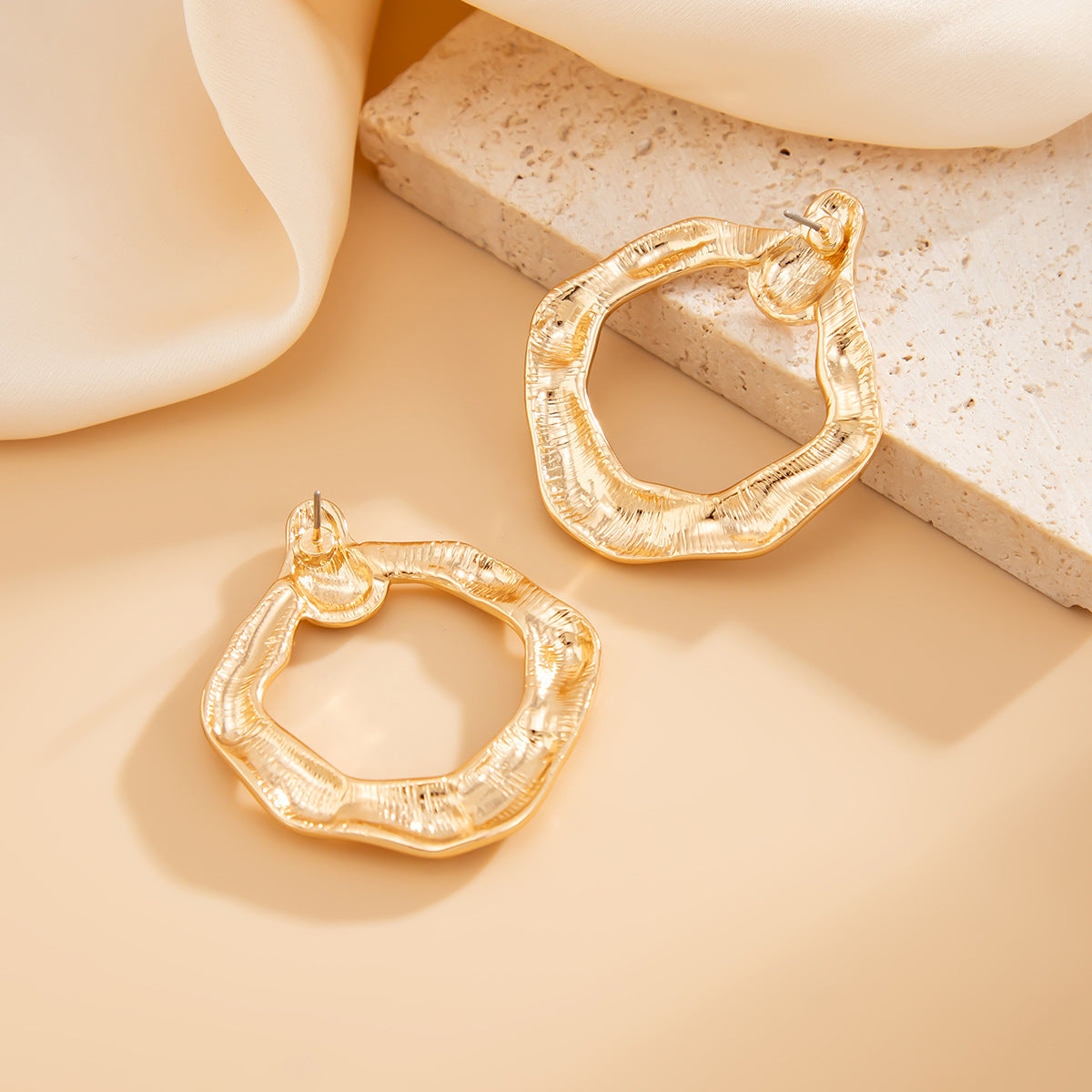 Gilded Groove Earrings