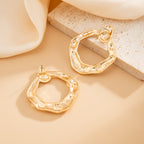 Gilded Groove Earrings