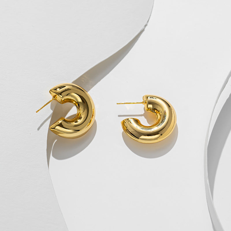 C - Halo Hoop Earring