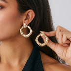 Gilded Groove Earrings