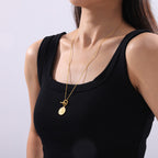 Vintage Gold Pendant Necklace