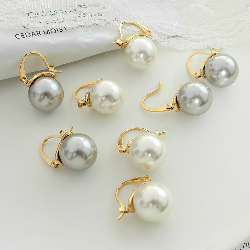 Pearl Elegance Hook Earrings2