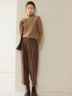 Classic Turtleneck Wool-Cashmere Blend Sweater