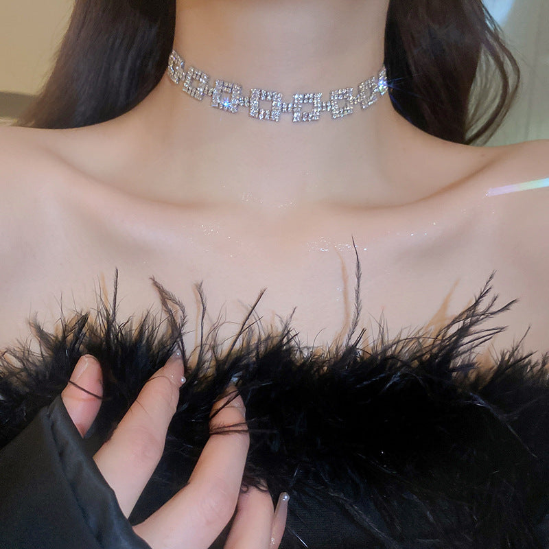Sparkle Square Necklace