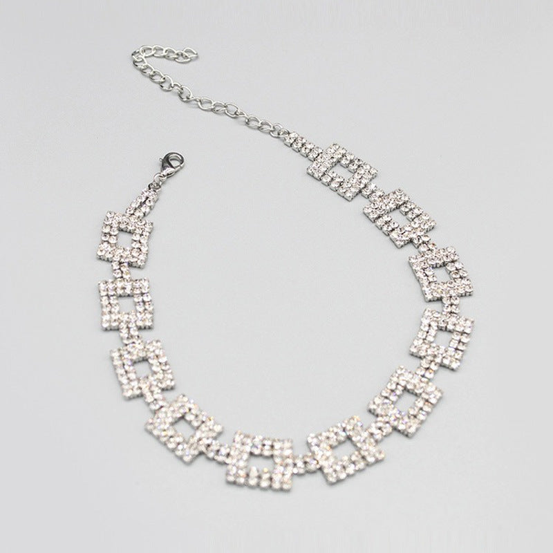 Sparkle Square Necklace2