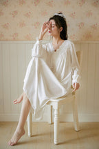 Lace Trimmed Vintage Style Nightgown