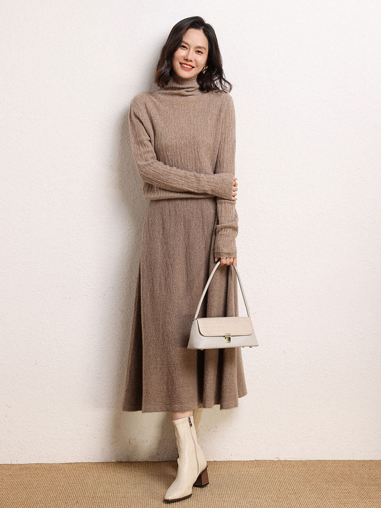 Classic Cashmere Umbrella Skirt