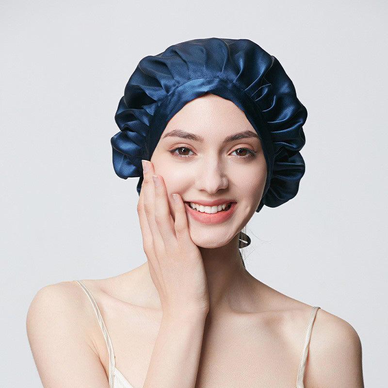 Concise Style Silk Sleeping Cap